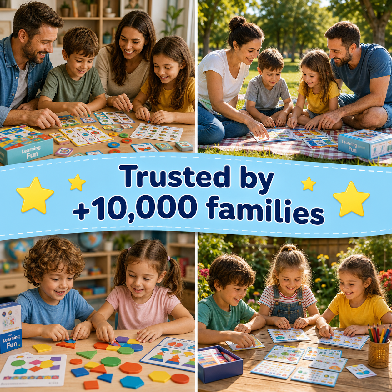 Trusted by +10,000 families